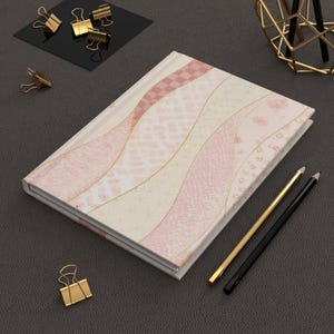 Chiyogami Hardcover Journal – Japanese Ribbon Pattern, Lined Notebook (Made to Order)