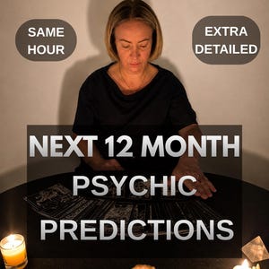 Tarotläsning för kommande 12 månader, psykisk läsning för kommande år, framtidsprognoser, kärlek, karriär, pengar, tarot