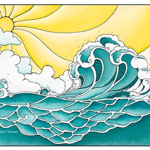 Third Wave - Fine Art Print - Wall Decor- Wall Art - Wave - Water - Art