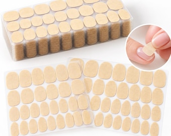 1 Feuille Tabs Adhésifs Press On Nails – 30 Stickers Double Face – 15 Tailles – Pose Faux Ongles