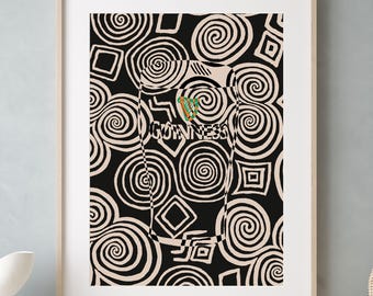 Celtic Tri-Spiral, Irish Stout, Irish Bar Decor