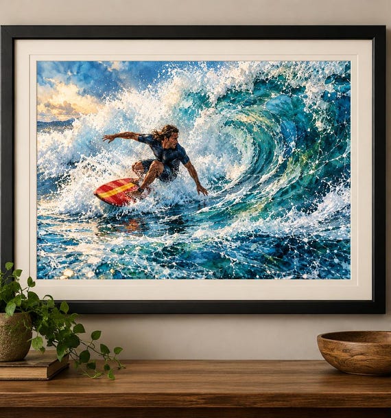 Surfing a Glass Wave