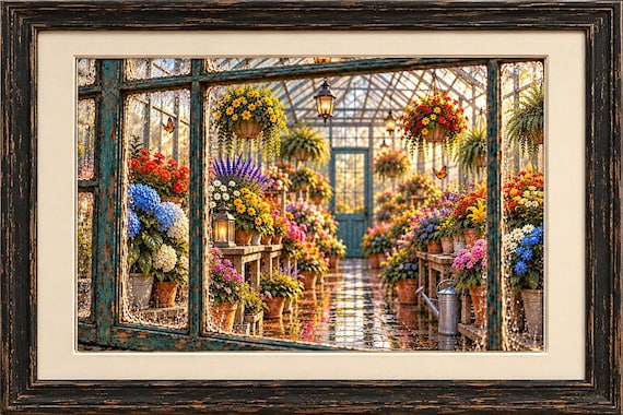 Through the Garden Glass