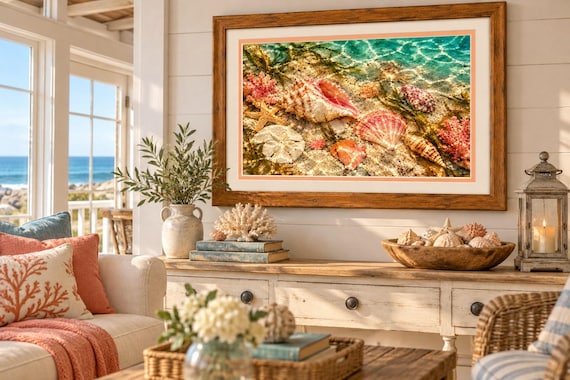 Water Glass Seashells (Digital Download)