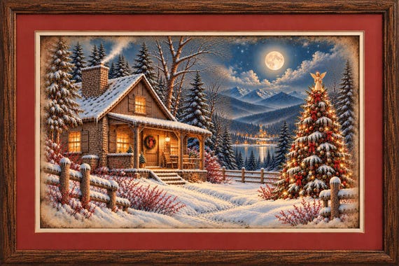 Moonlight on Christmas Eve