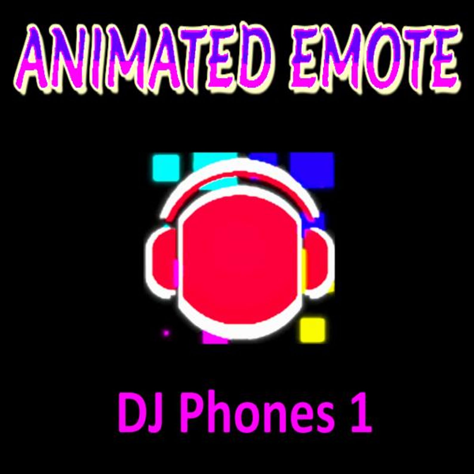 DJ Phones 1 : Animated Emote - Etsy Australia