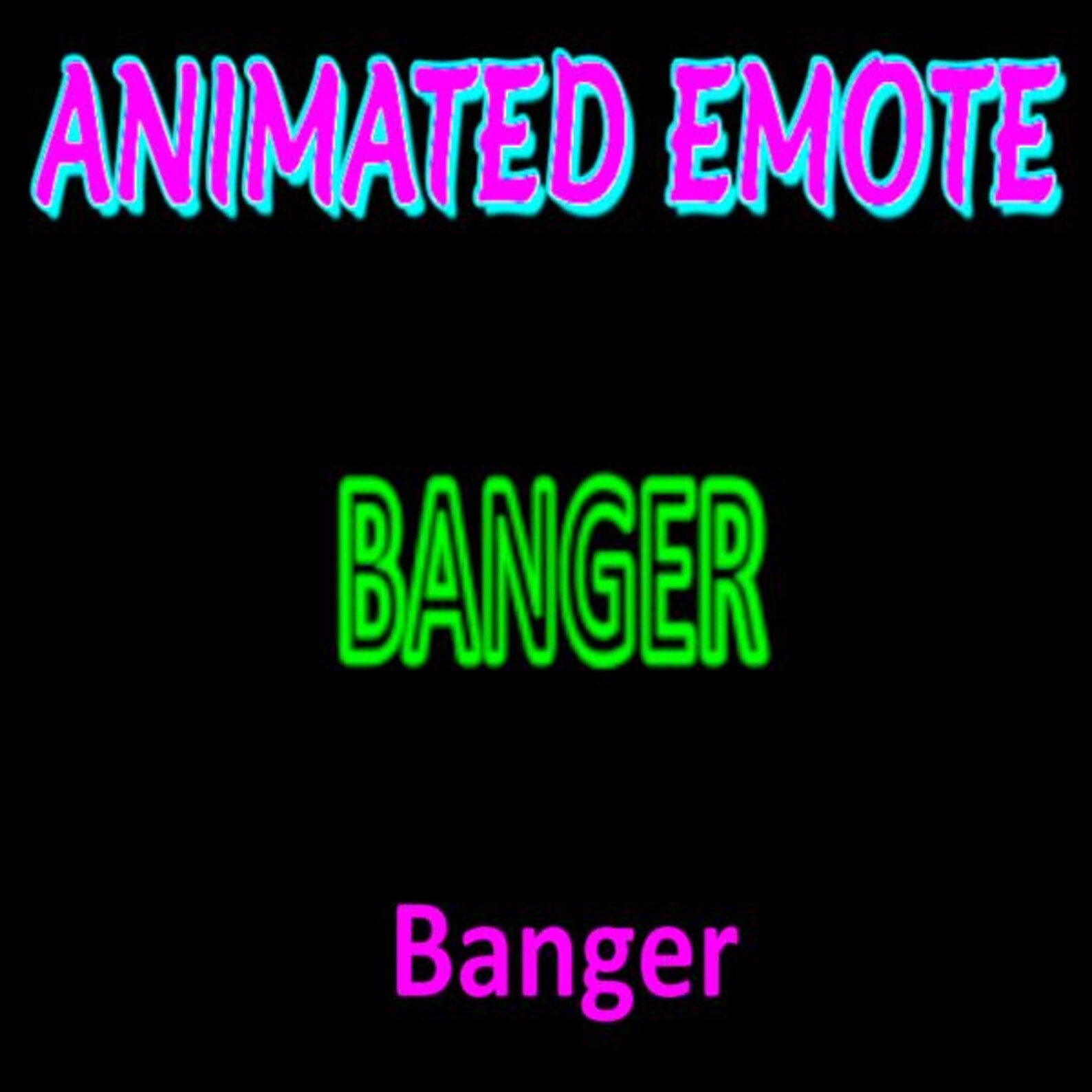 BANGER : Animated Emote - Etsy