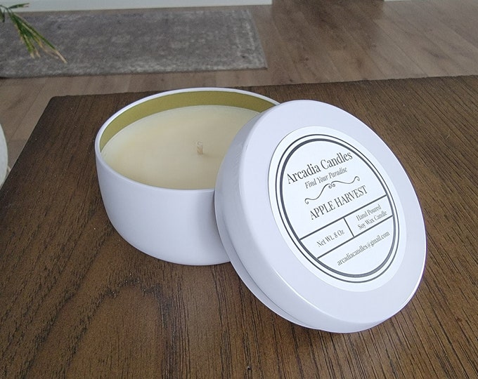 Choose Your Scent Soy Wax Candle in 8 oz Metal Tin