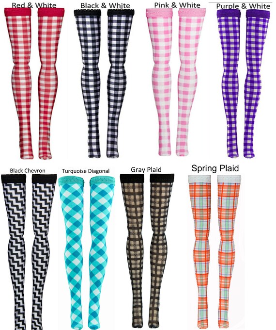 Black Doll Stockings to fit Topper Dawn /& Penny Brite