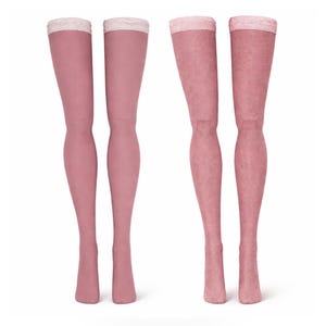 Dusty Rose Stockings: 10-11" Fashion Dolls