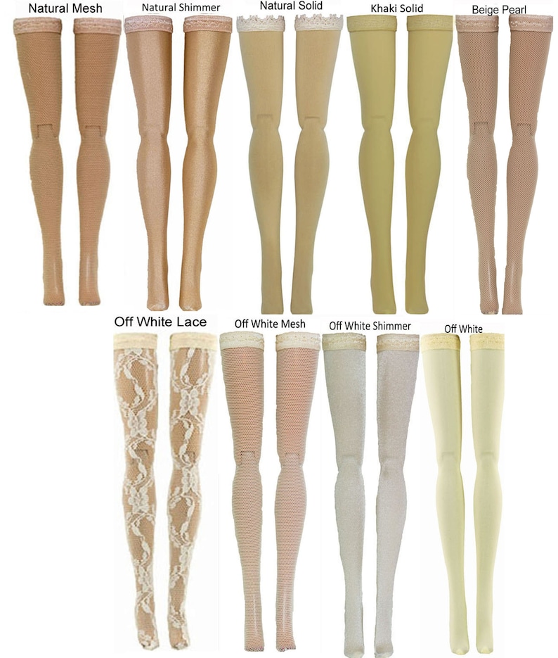 Silkstone Light Green Doll Stockings for Barbie Skipper Tall Made to Move Petite Curvy Francie