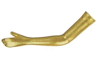 Gold Metallic Gloves for 16" Fashion Dolls, Tonner Tyler, Cami, Ellowyne, RTB101, RTB102, Integrity Toys, Diana, Vita, IT Gene Marshall