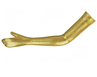 Gold Metallic doll gloves to fit 11.5" fashion dolls in 5 different lengths