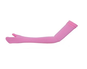 Medium Pink doll gloves to fit 11.5" fashion dolls in 5 different lengths