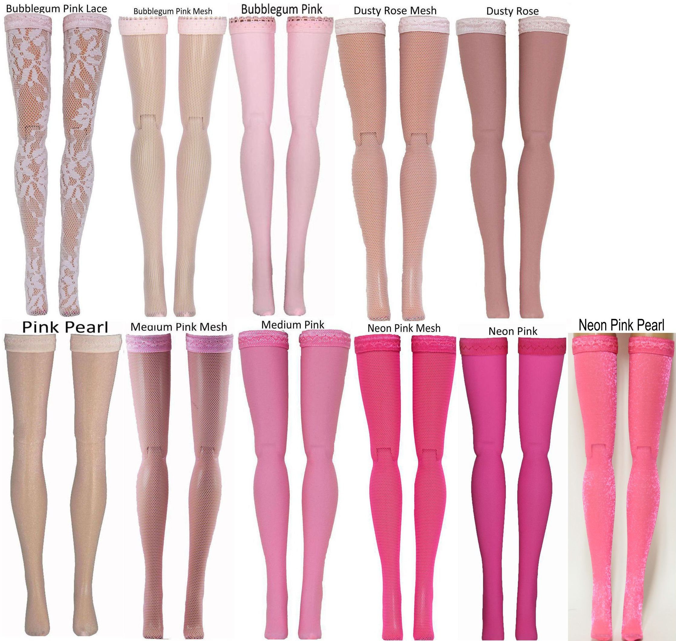 pink stockings for women