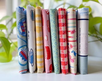 Buttercream by Emily Taylor | 8 Piece Fat Quarter Fabric Bundle | Cloud 9 Fabrics | Organic Fabric Bundle