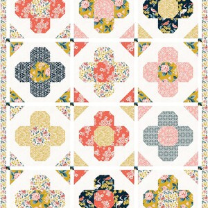 Curated Fat Quarter Bundle Flower Garden Fabric Bundle Cloud 9 Fabrics Quilting Bundle Organic Cotton Fabric Bundle image 9