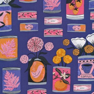 Organic Cotton - Canning - Comforts of Home Collection - Cloud 9 Fabrics - Quilters Weight Fabric - 227223 - kitchen fabric - apron fabric
