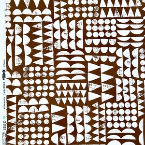 Print Patch - Dark Brown - Imprint by Eloise Renouf - Cloud 9 Fabrics - Canvas Print Patch - Dark Brown - Imprint by Eloise Renouf - Cloud 9 Fabrics - Canvas
