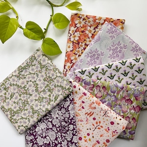 Liberty Fabrics curated fabric bundle | 7 Piece Fat Quarter Fabric Bundle