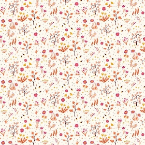 Liberty Fabrics - Tree of Life Berry Botanicals Sapling Wood - Quilting Cotton Fabric - small floral quilting fabric