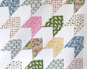 Quilt Kit | This A Way Quilt Fabric Bundle | Through The Window by Di Ujdi | Cloud 9 Fabrics Quilt Bundle