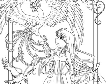 Single Coloring Page Download For Adults Sailor Princess Mars: Sailor Moon