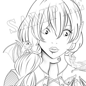 Dragon Mother Coloring Page Download