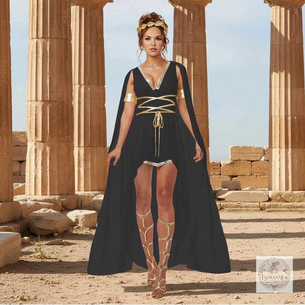 Gold Toga Dress
