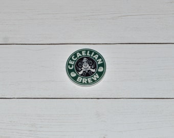 Starbucks Coffee Inspired Ursula Needle Minder | Disney | Princess | Ariel | Mermaid | Keeper | Holder | Cross Stitch | Magnet | X Stitch