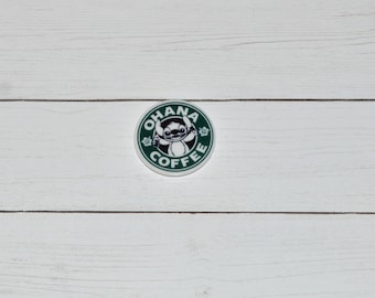 Starbucks Coffee Inspiré Stitch Ohana Needle Minder (fr) Disney - France Lilo - France Gardien (en anglais) Titulaire (en anglais) Point de croix (fr) Aimant (Magnet) X Point