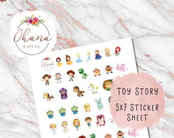 Toy Story Planner Stickers ~ Magically Inspired | Life Planner | EC | Erin Condren | Ring | Disc | Happy | Personal | Hobo | Pocket |