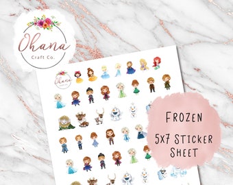 Frozen Planner Stickers ~ Magically Inspired | Life Planner | EC | Erin Condren | Limelife | Plan | Hobo | Personal | Character |