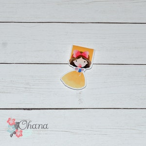 Snow White Inspired Magnetic Bookmark | Disney Princess | Reading | Page Marker | Page Finder | Magnet | Planner | Book
