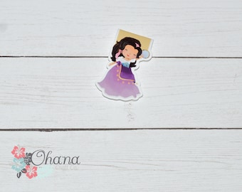 Esmeralda Inspired Magnetic Bookmark | Hunchback Notre Dame Disney Princess | Reading | Page Marker | Page Finder | Magnet | Planner | Book