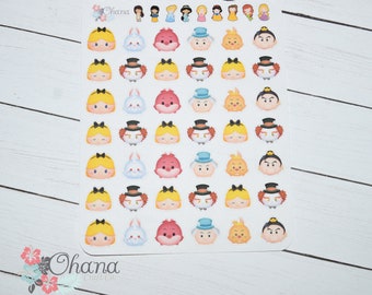 Tsum Tsum Alice Planner Stickers ~ Disney Inspired | Life Planner | EC | Erin Condren | Limelife | Inkwell | Plum | Kikki | Decorative |