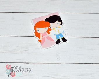 Princess Ariel Couple Inspired Magnetic Bookmark | Mermaid | Disney | Love | Reading | Page Marker | Page Finder | Magnet | Planner | Book |