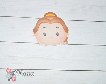 Princess Belle Tsum Tsum Die Cut | Planner TN Travelers Notebook Disney Inspired Couple Love Erin Condren Deco Ring B6 A6 Personal