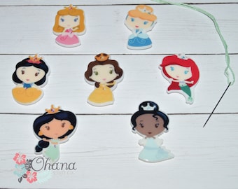 Princess Needle Minder | Disney Inspired | Keeper | Holder | Cross Stitch | Magnet | Ariel | Belle | Jasmine | Cinderella | Snow White |