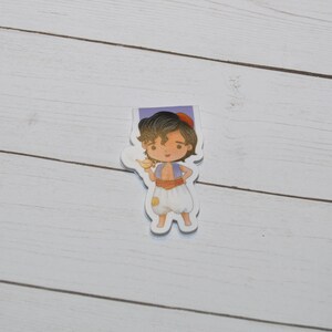 Prince Aladdin Inspired Magnetic Bookmark | Disney Jasmine Princess | Reading | Page Marker | Page Finder | Magnet | Planner | Book