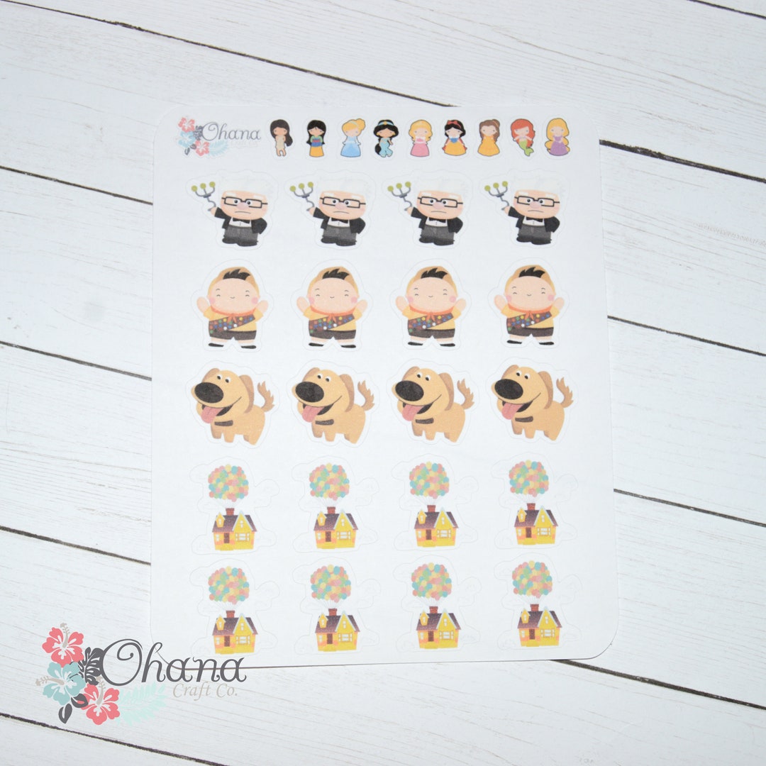 Up Planner Stickers ~ Disney Inspired | Life Planner | EC | Erin ...