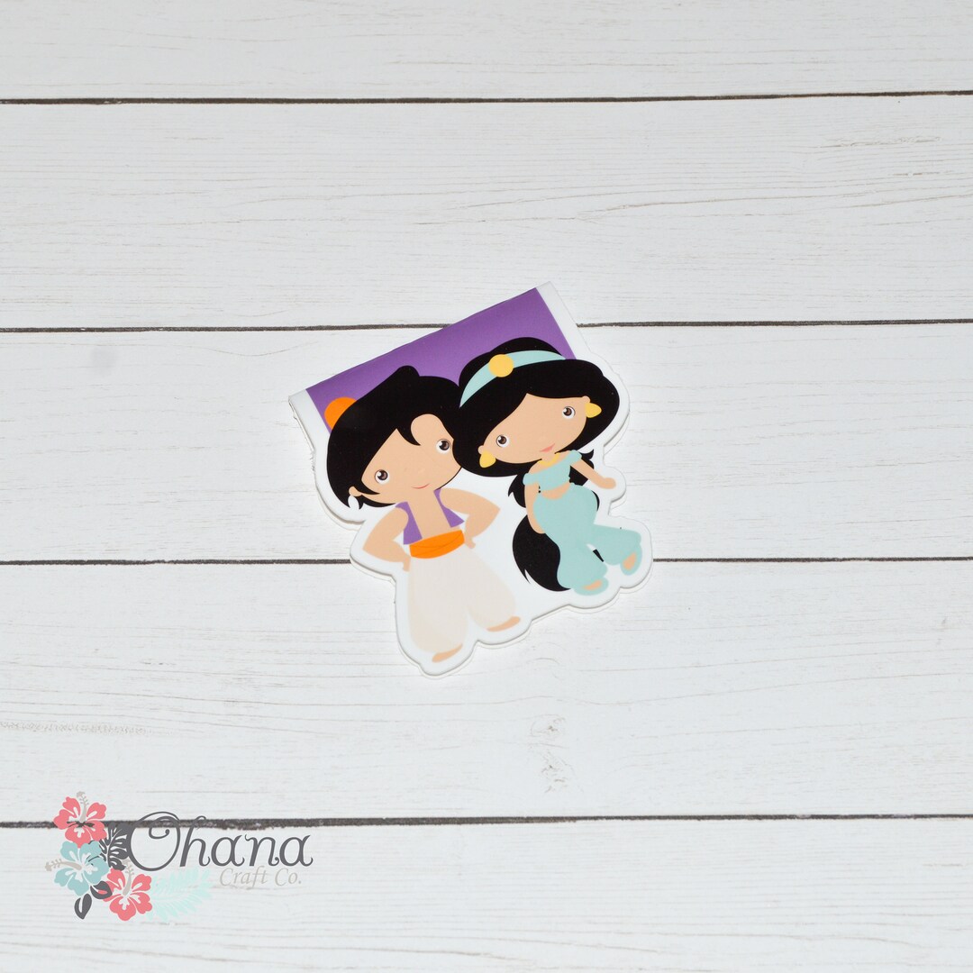 Jasmine Couple Inspired Magnetic Bookmark | Aladdin | Princess | Disney ...