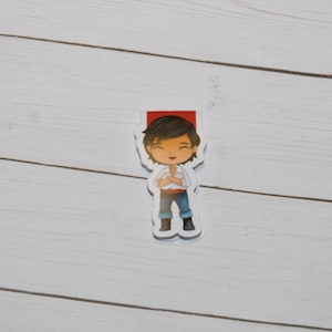 Prince Eric Inspired Magnetic Bookmark | Disney Little Mermaid Ariel Princess | Reading | Page Marker | Page Finder | Magnet | Planner