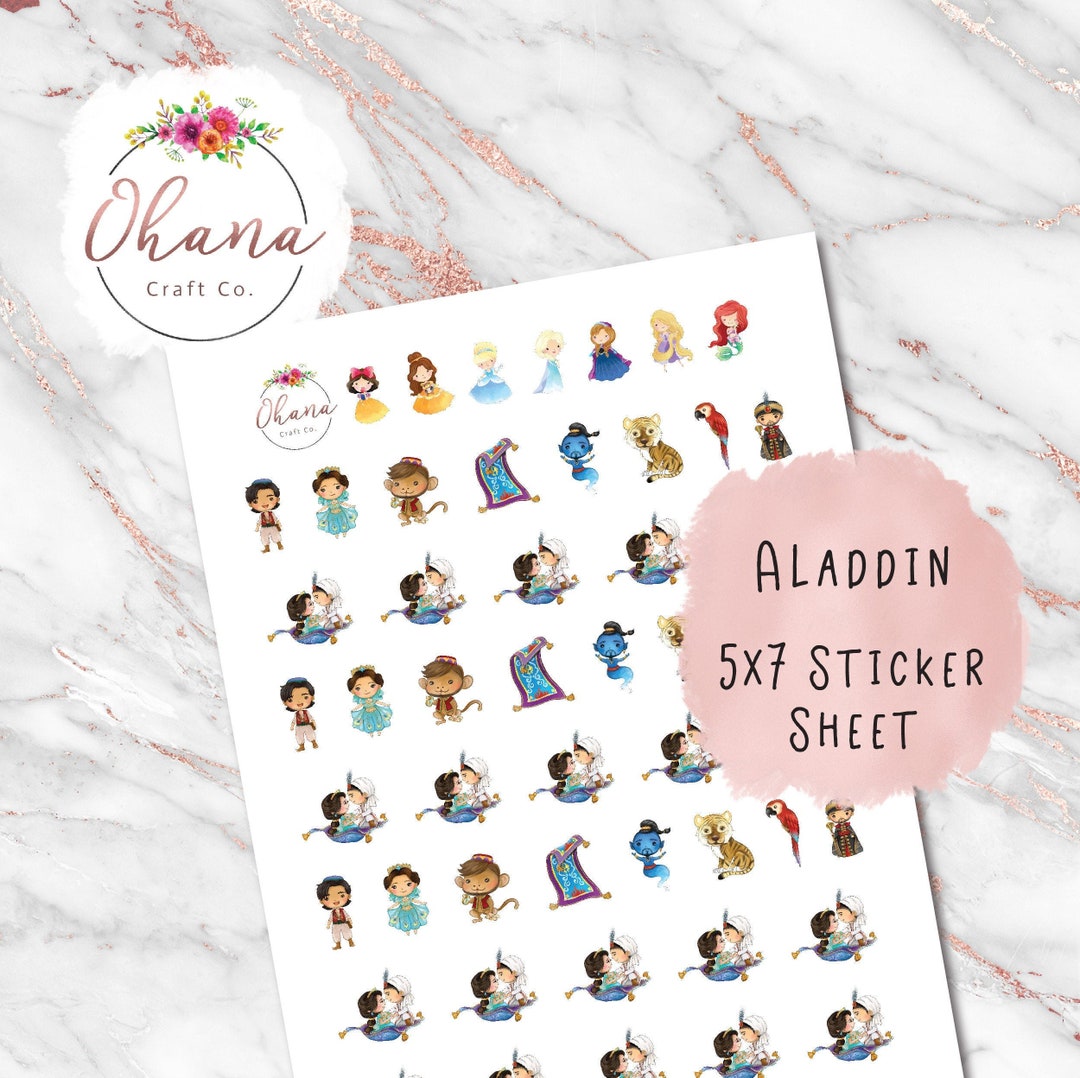 Aladdin Planner Stickers ~ Magically Inspired | Life Planner | EC ...