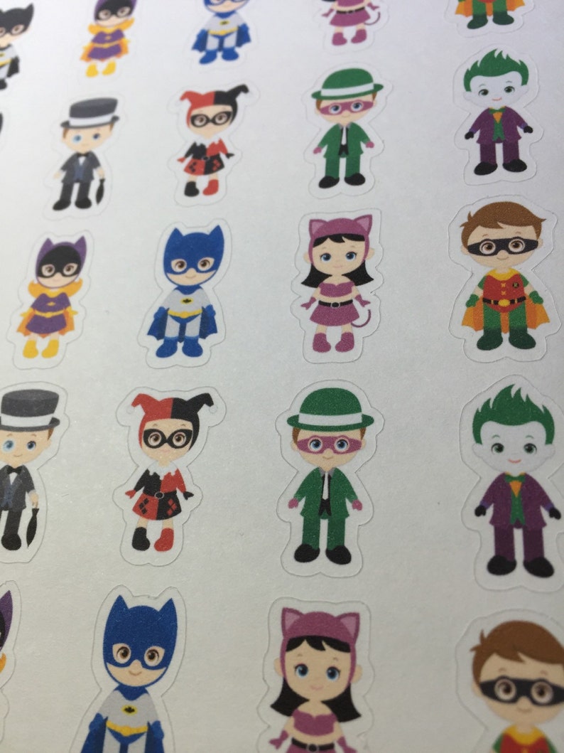Pegatinas de Batman Planner Batman Planner Stickers - Etsy España
