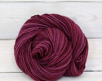 Aspen Sport - Hand Dyed Superwash Merino Wool Sport Yarn - Colorway: Sugar Plum