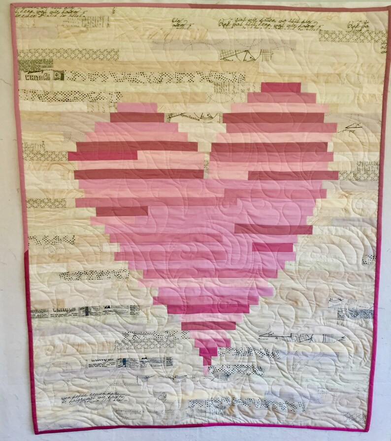 Have a Heart quilt pattern by J. Michelle Watts NICE Two | Etsy