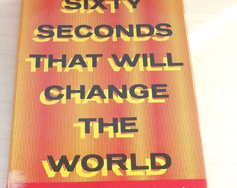 Vintage Hardback book Sixty Seconds That Will Change the World: Coming Tokyo Earthquake-Rare