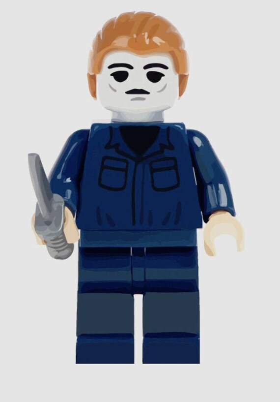 michael myers lego figure