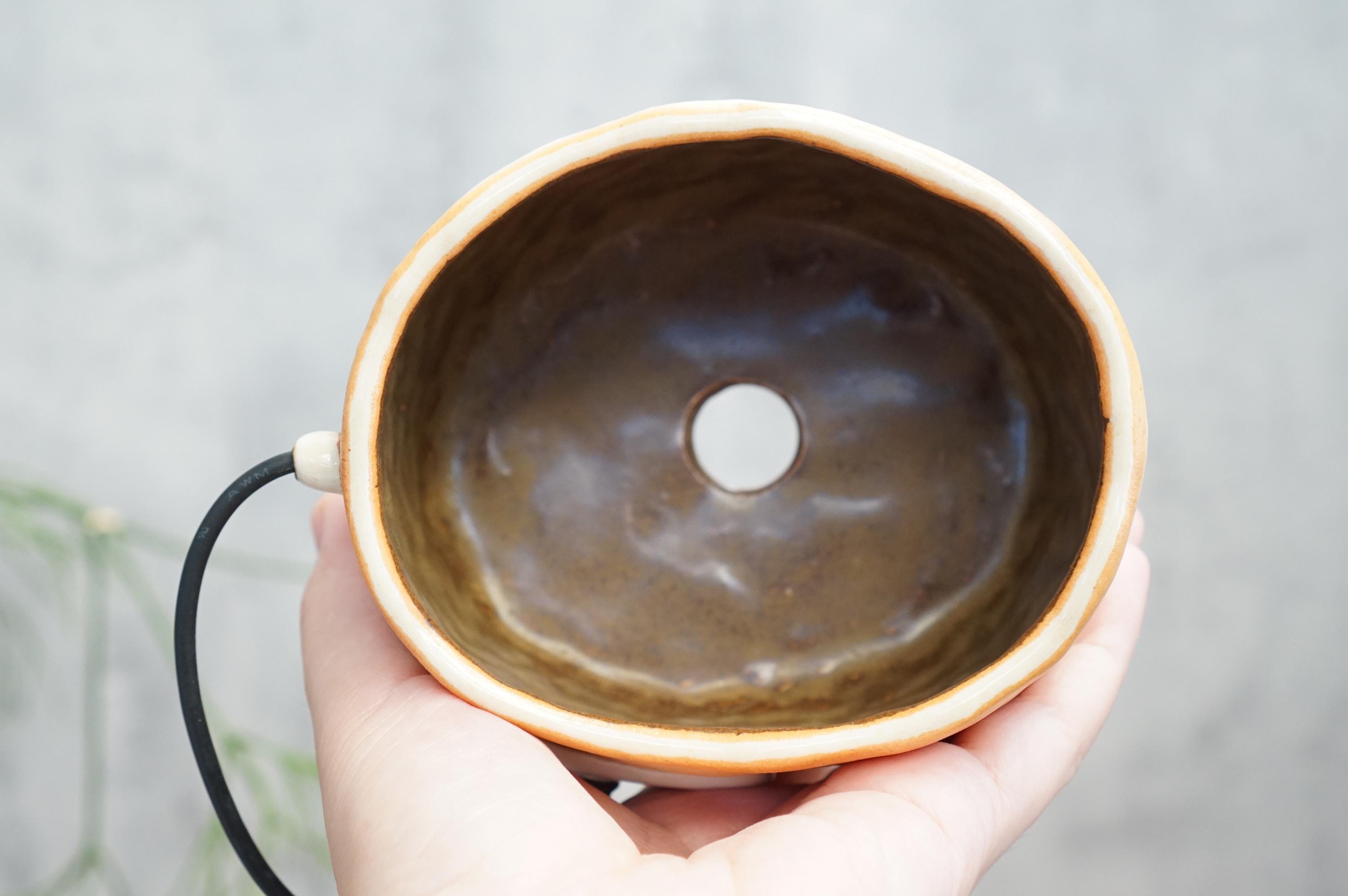 Pot Plug Power Plug Pot, Plug Planter, Plug , Plant Pot , Wire , Handmade ...